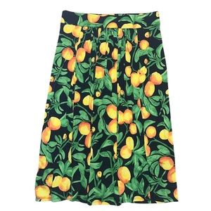 New York Clothing Co. Multi color maxi skirt. Ankle length with two slits.